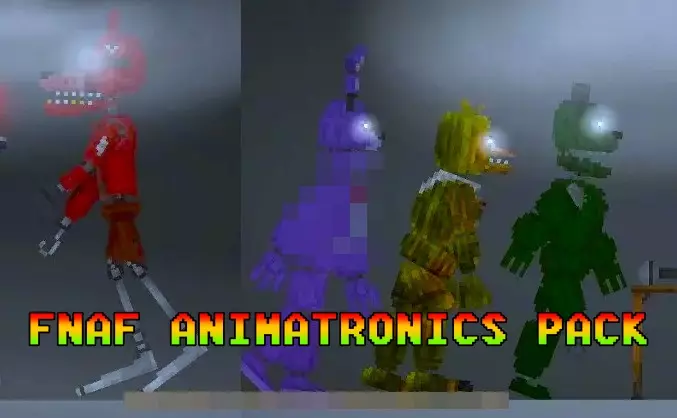 You are currently viewing Fnaf Animatronics Pack Mod