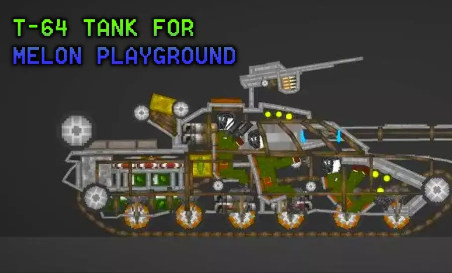 You are currently viewing T 64 TANK FOR MELON PLAYGROUND MOD
