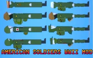 AMERICAN SOLDIERS WWII MOD